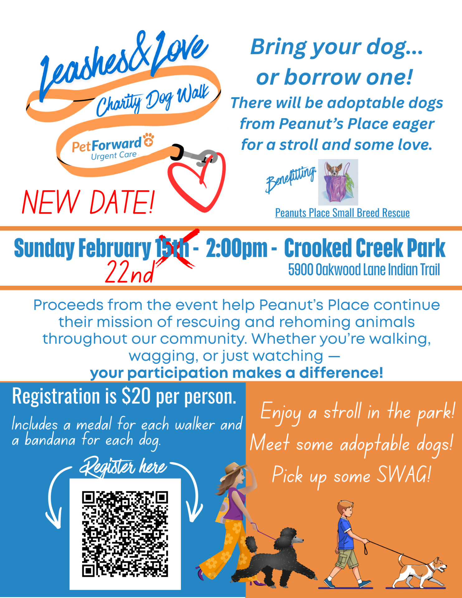 Leashes and Love event with Pet forward